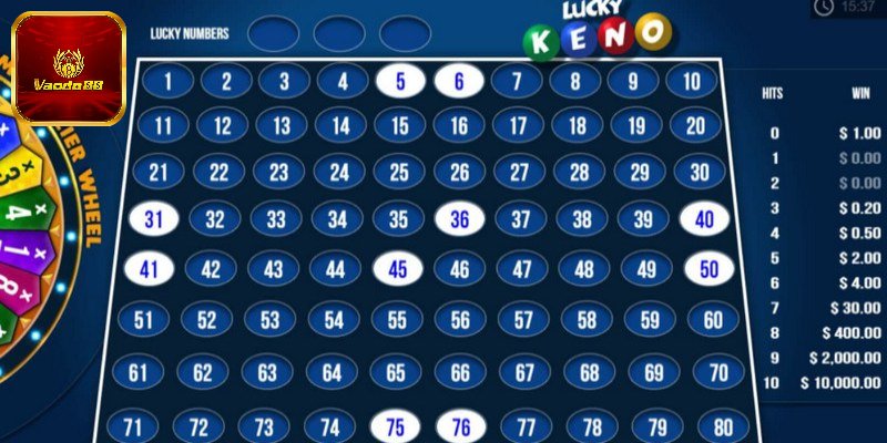 Bí kíp chốt số keno dễ trúng