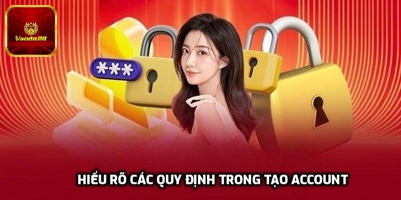 Hiểu rõ các quy định trong tạo account