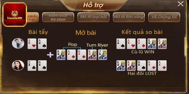 Khám phá nguyên tắc chơi poker Vando88