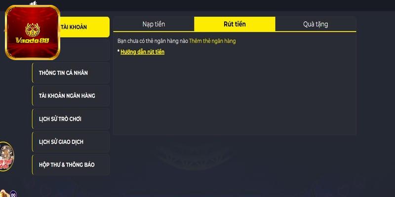 Thao tác rút tiền Vando88 an toàn thuận tiện bạn nên biết