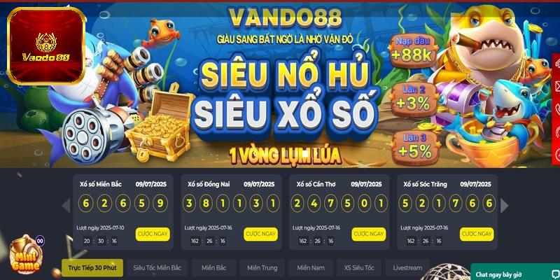 Điểm cộng nổi bật giúp Vando88 thu hút sự quan tâm chú ý của khách hàng